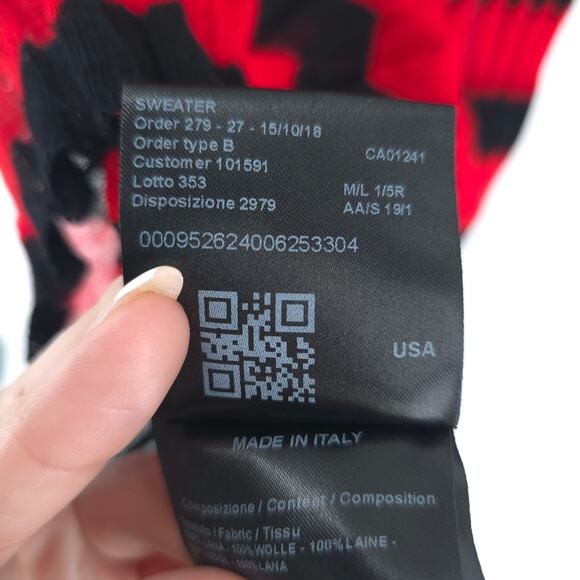 CK 205 Collection Raf Simons Pre Fall 2019 Men Runway Luxury Wool Sweater Vest M - Picture 14 of 16